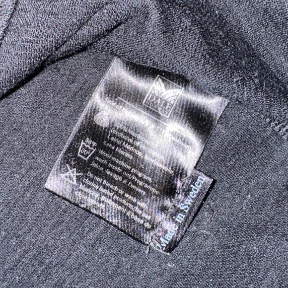 Dale of Norway Wool 1/4 zip sweater Black vintage - Picture 7 of 7